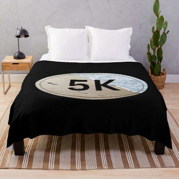 Item preview, Beach Run, 5K - Black designed and sold by LatterDaze.