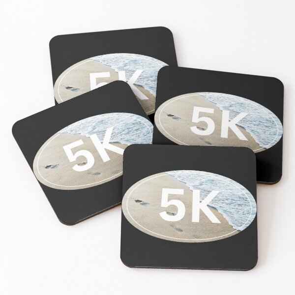 Item preview, Beach Run, 5K - White designed and sold by LatterDaze.