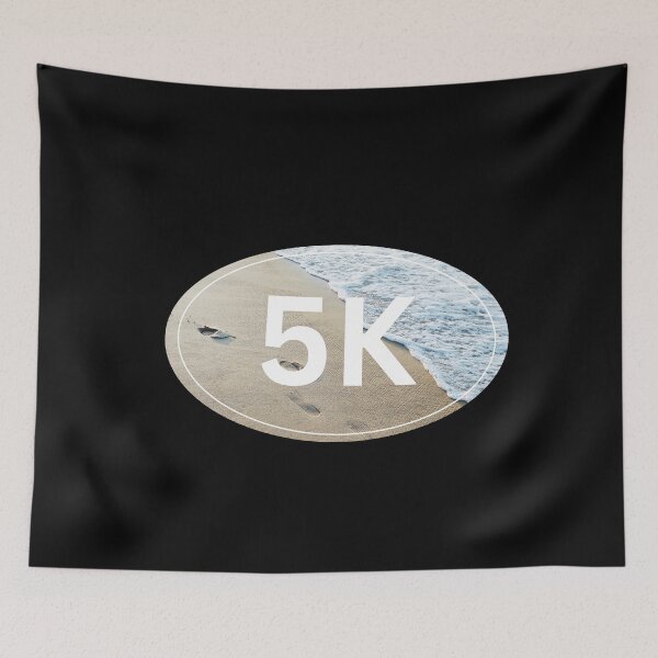 Item preview, Beach Run, 5K - White designed and sold by LatterDaze.