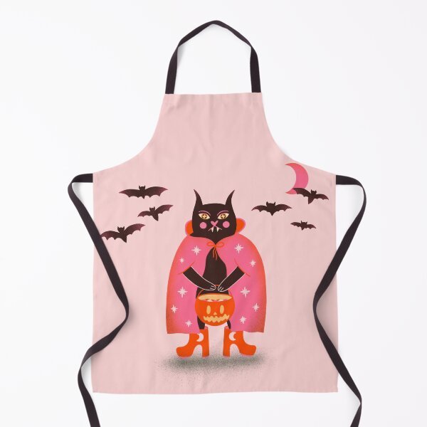 Item preview, Cute black halloween cat with bats illustration designed and sold by WeirdyTales.