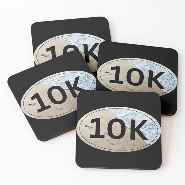 Item preview, Beach Run, 10K - Black designed and sold by LatterDaze.
