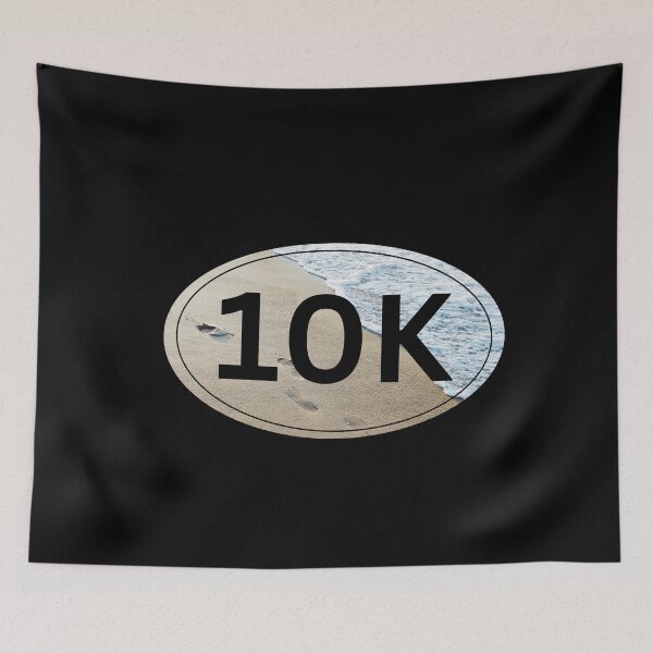 Item preview, Beach Run, 10K - Black designed and sold by LatterDaze.