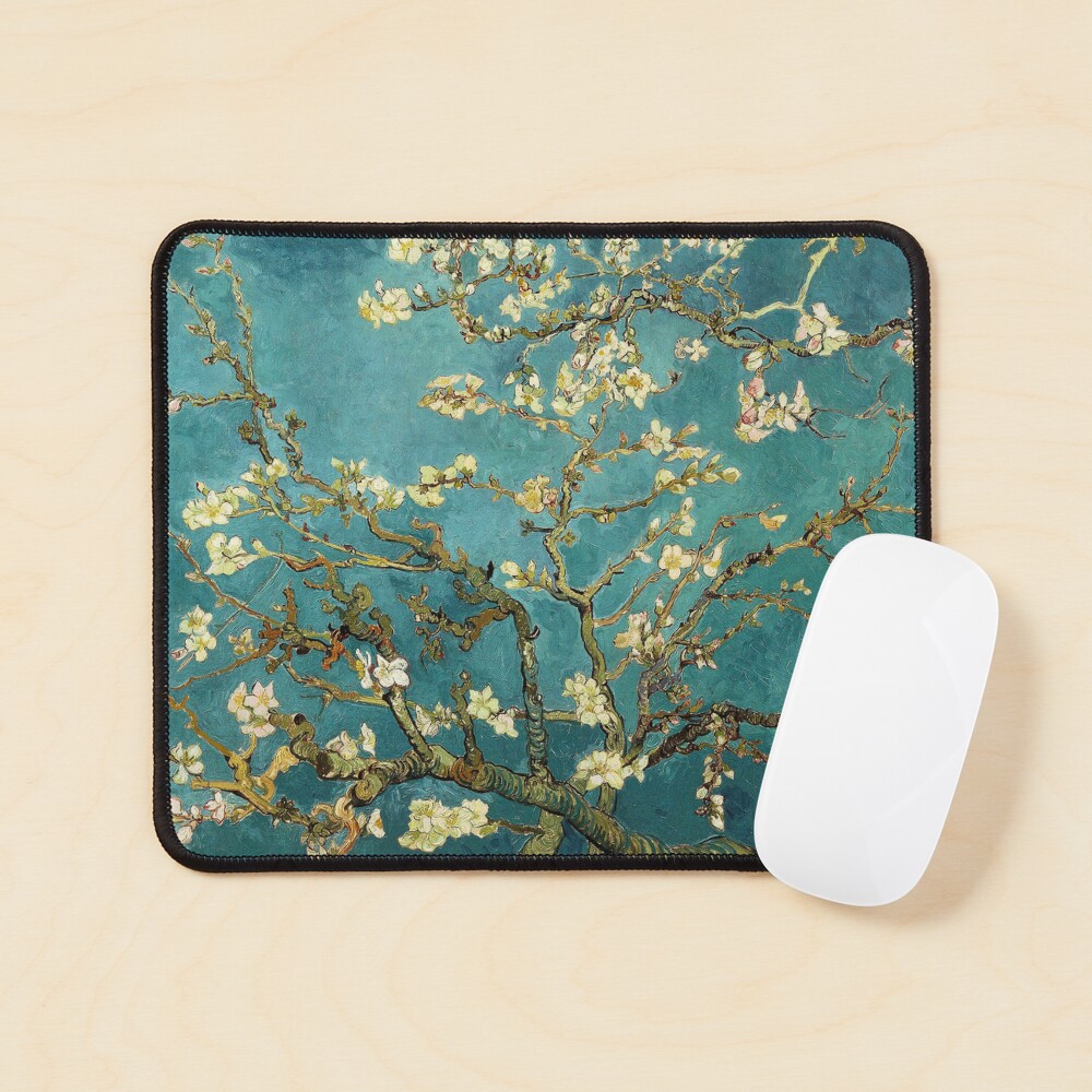 Achotop Van Gogh Simple Design Print Almond blossoms van Gogh Paiting  Unique Desktop Pad Game Mouse pad Round Mouse pad Game XXL - AliExpress