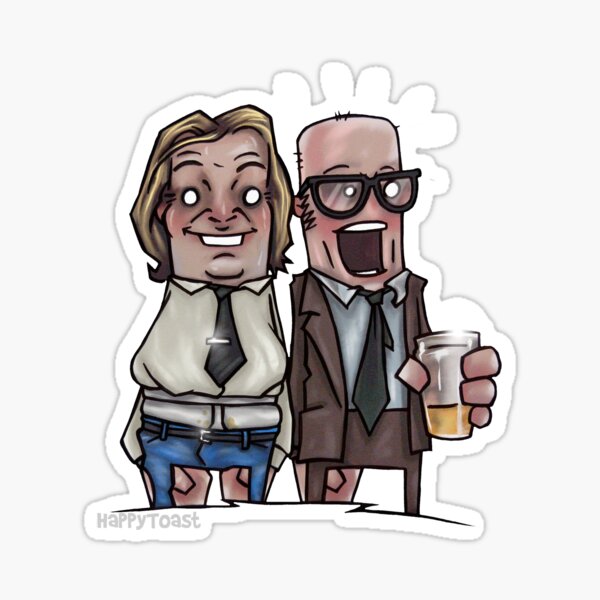Bottom Print by HappyToast Sticker