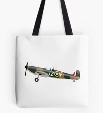 SPITFIRE, WAR BIRD, War Plane, British, Airplane, Fighter, WWII, 1942, Tote Bag