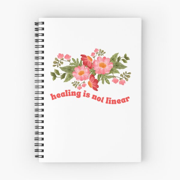 Item preview, Healing is not linear groovy flower floral designed and sold by Nepaz-Designs.