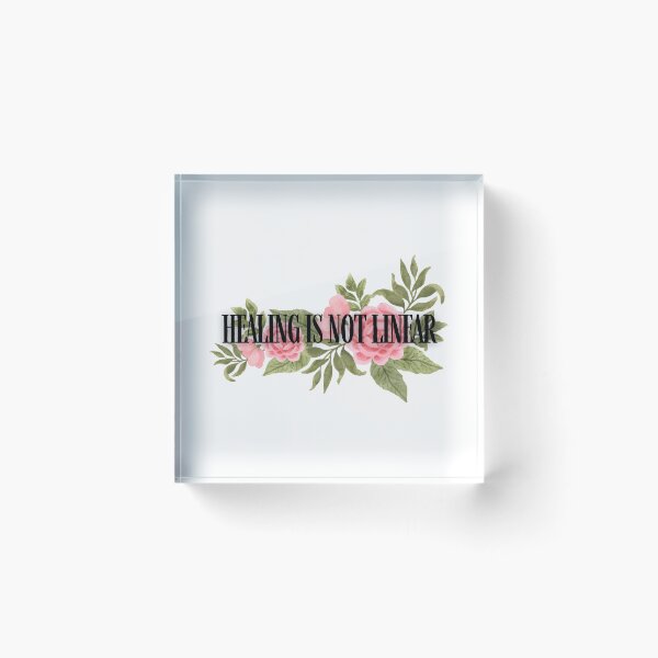 Item preview, Healing is not linear flower floral designed and sold by Nepaz-Designs.