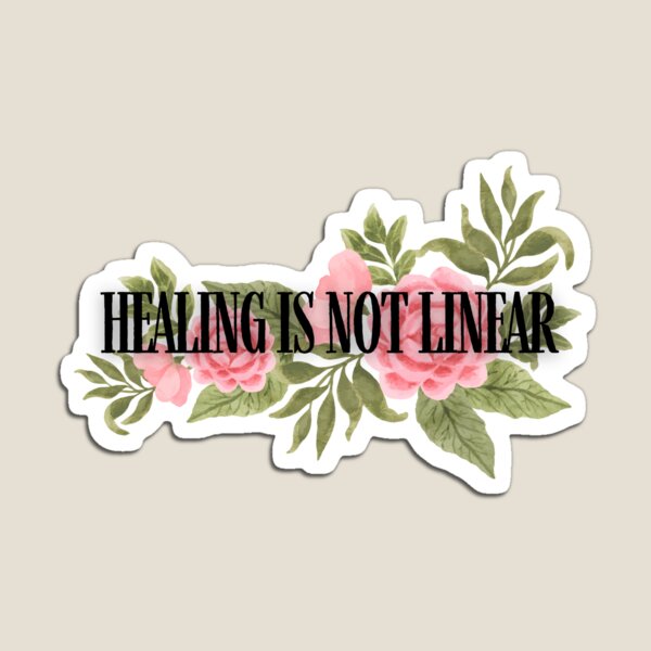 Item preview, Healing is not linear flower floral designed and sold by Nepaz-Designs.