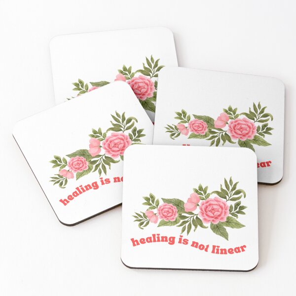 Item preview, Healing is not linear groovy flower floral designed and sold by Nepaz-Designs.
