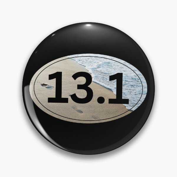 Item preview, Beach Run, Half Marathon 13.1 - Black designed and sold by LatterDaze.