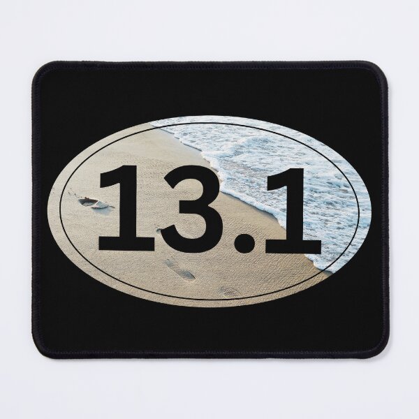 Item preview, Beach Run, Half Marathon 13.1 - Black designed and sold by LatterDaze.