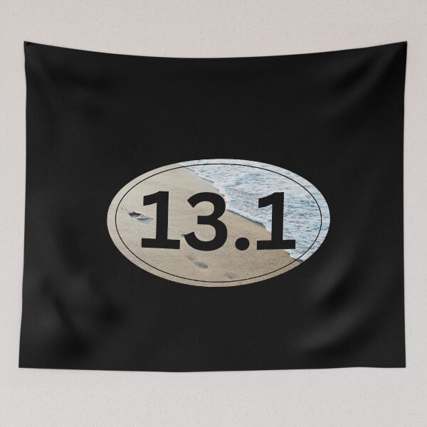 Item preview, Beach Run, Half Marathon 13.1 - Black designed and sold by LatterDaze.