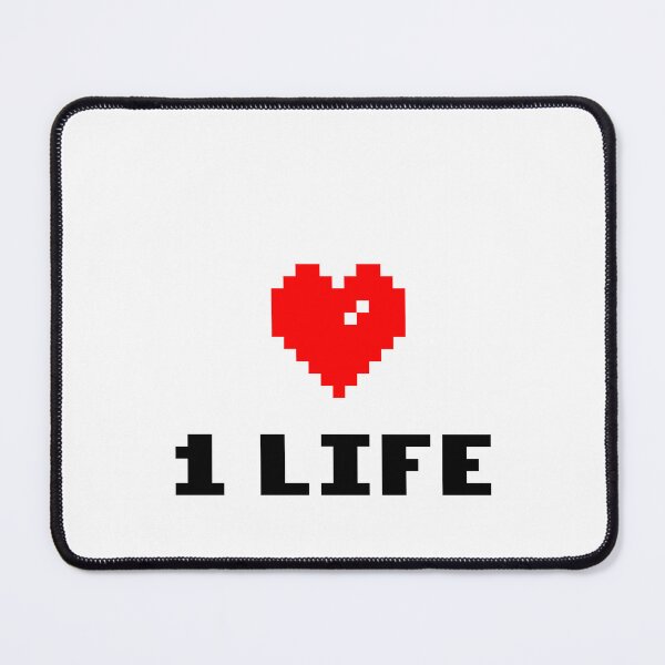 Item preview, One Life Pixel Heart Love designed and sold by Pixelstar95.