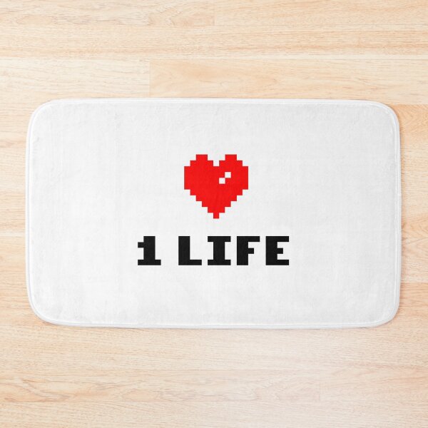 Item preview, One Life Pixel Heart Love designed and sold by Pixelstar95.