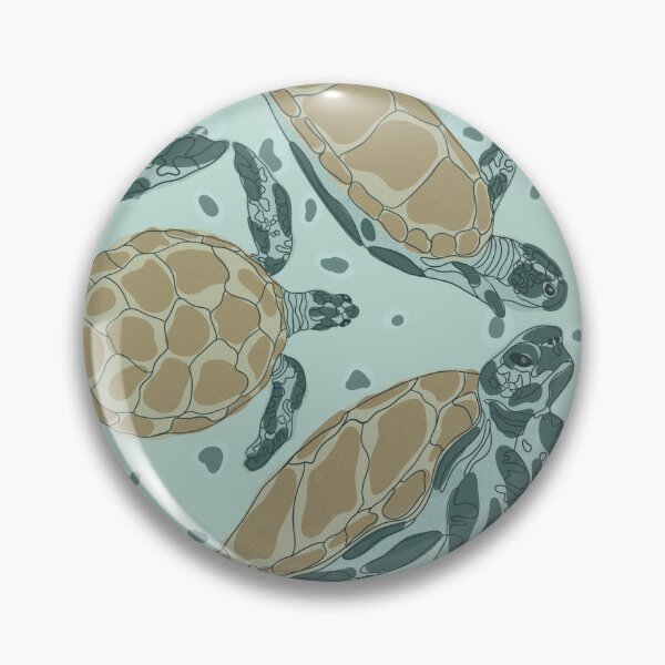 Item preview, Sea turtles - surface pattern design  designed and sold by IBiancs.