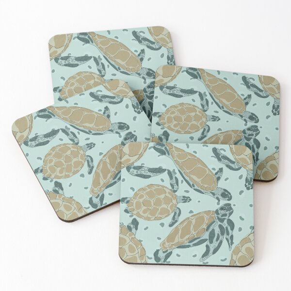 Item preview, Sea turtles - surface pattern design  designed and sold by IBiancs.