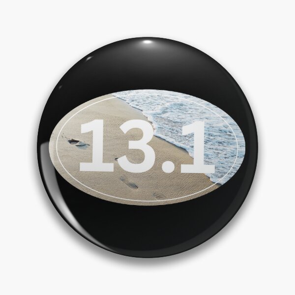 Item preview, Beach Run, Half Marathon 13.1 - White designed and sold by LatterDaze.