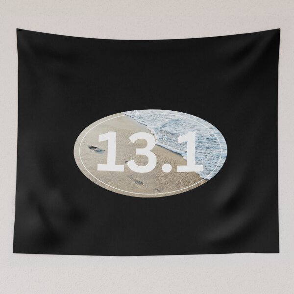 Item preview, Beach Run, Half Marathon 13.1 - White designed and sold by LatterDaze.