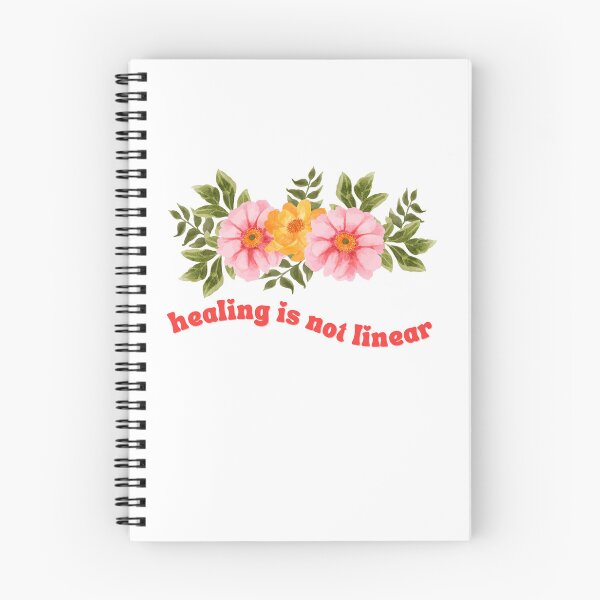 Item preview, Healing is not linear groovy flower floral designed and sold by Nepaz-Designs.