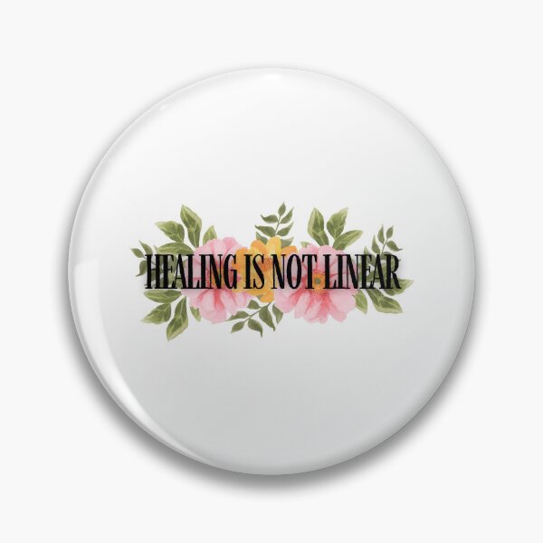 Item preview, Healing is not linear flower floral designed and sold by Nepaz-Designs.