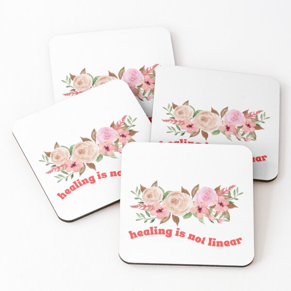 Item preview, Healing is not linear groovy flower floral designed and sold by Nepaz-Designs.