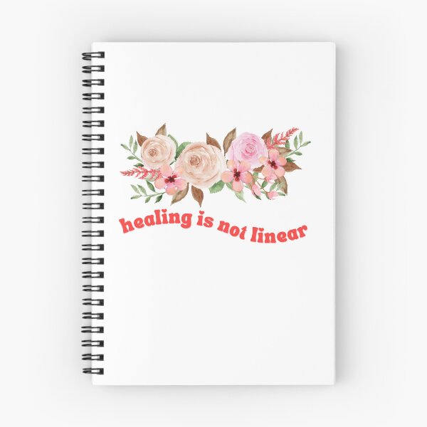 Item preview, Healing is not linear groovy flower floral designed and sold by Nepaz-Designs.
