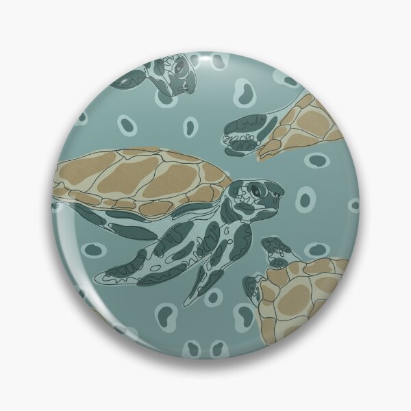 Item preview, Sea turtles - surface patern design  designed and sold by IBiancs.