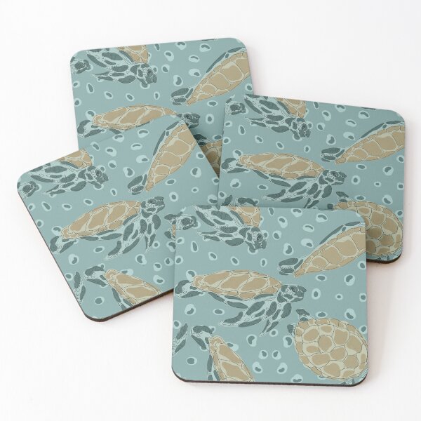 Item preview, Sea turtles - surface patern design  designed and sold by IBiancs.