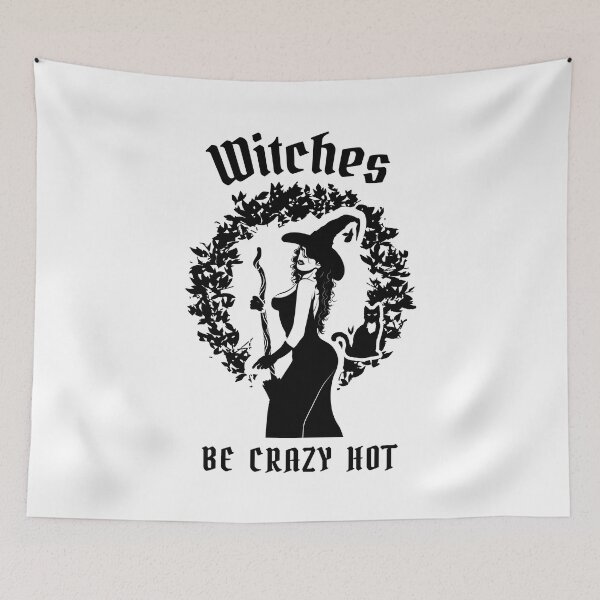 Item preview, Witches Be Crazy Hot Wreath designed and sold by Maria Garcia.