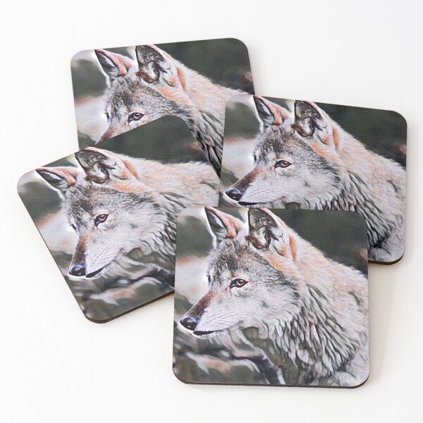 Item preview, Grey wolf designed and sold by MagiLand ⭐⭐⭐⭐⭐.