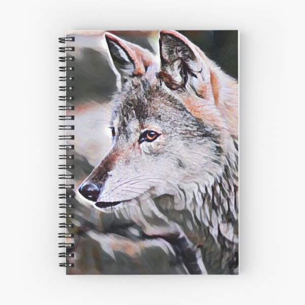 Item preview, Grey wolf designed and sold by MagiLand ⭐⭐⭐⭐⭐.