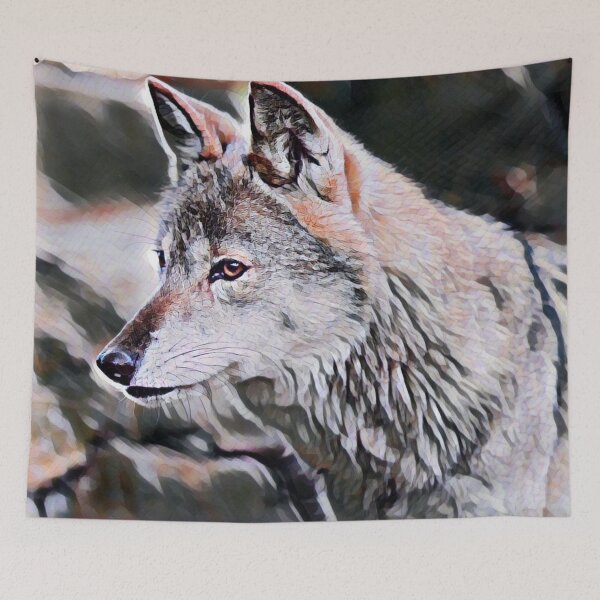 Item preview, Grey wolf designed and sold by MagiLand ⭐⭐⭐⭐⭐.
