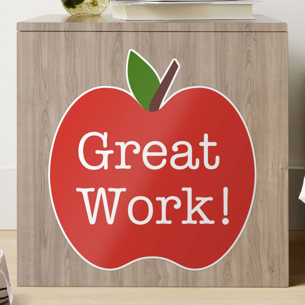 Great Work! Reward Stickers for Adults, Students Novelty Mug Sticker for  Sale by orangepieces