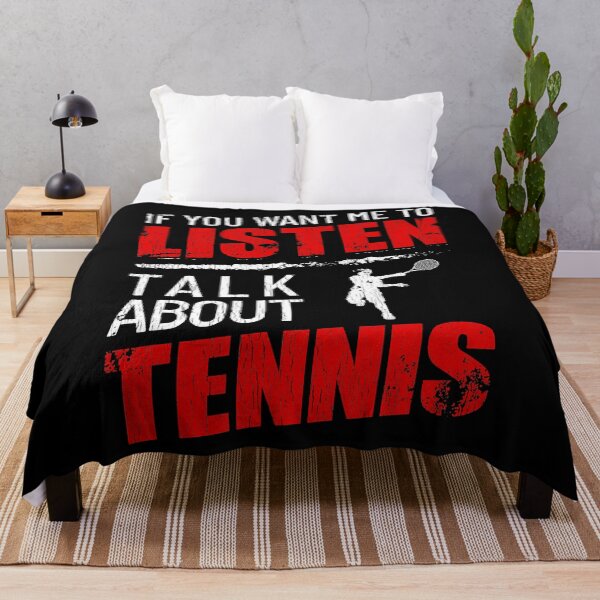 Aperçu de l'œuvre Si tu veux que j'écoute parler de tennis créée et vendue par ArcWarden-art.