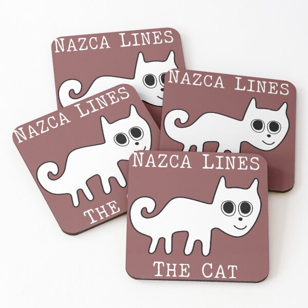 Item preview, Smiling white cat from Nazca designed and sold by siloto.