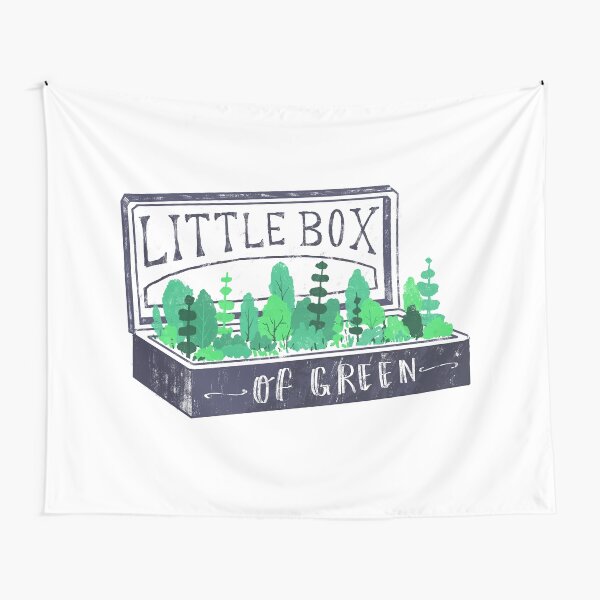 Lil Box of Green Tapestry