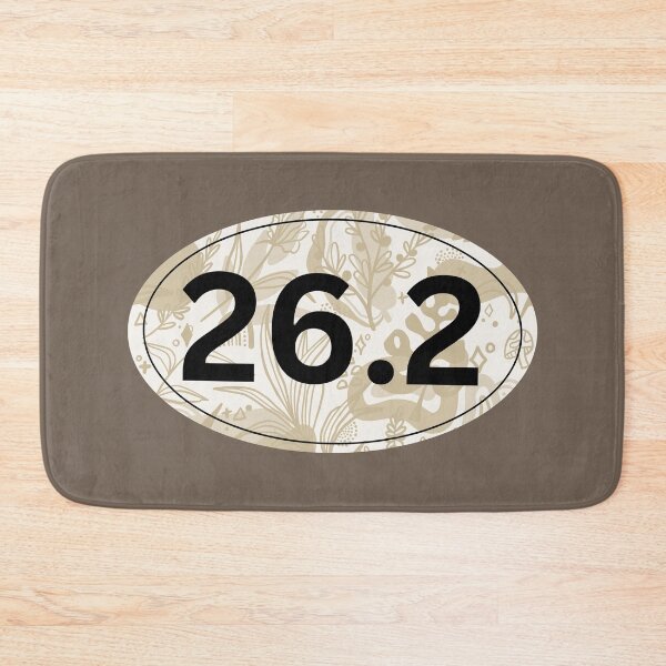 Item preview, Beige Floral, Marathon 26.2 designed and sold by LatterDaze.