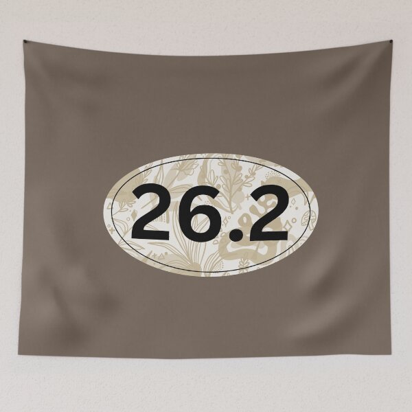 Item preview, Beige Floral, Marathon 26.2 designed and sold by LatterDaze.