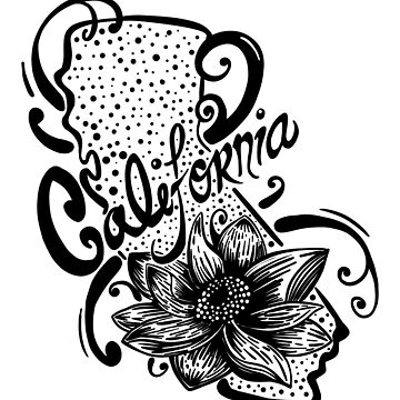 Artwork thumbnail, California Black Ink Tattoo Style by DeafAngel1080