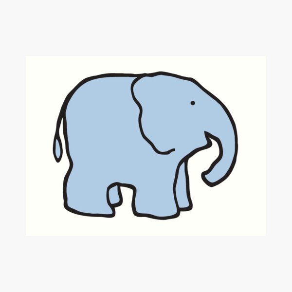 Elephant Art Print