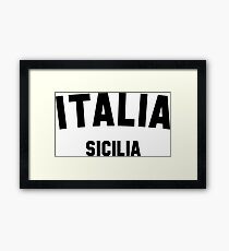 SICILIA Framed Print