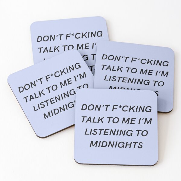 Item preview, DONT F*CKING TALK TO ME IM LISTENING TO MIDNIGHTS designed and sold by cottagecorococo.