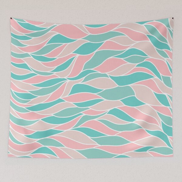 Item preview, Modern Waves Pattern 5 designed and sold by stylebytara.