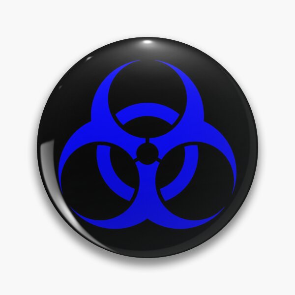 Item preview, Biohazard (blue) designed and sold by Niteshift-.