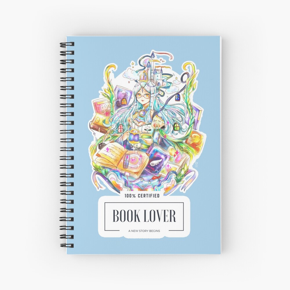 Princess Hobby #01 - BOOK LOVER Spiral Notebook