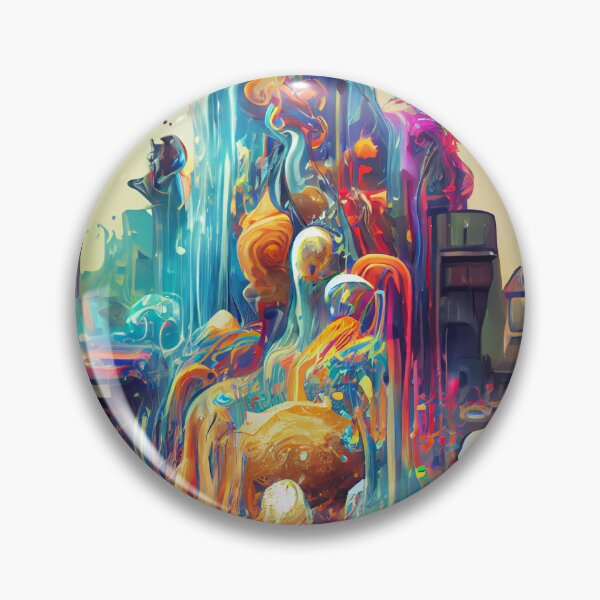 Item preview, AI Generated Art - Color Explosion #6 -  designed and sold by abstrax-art.
