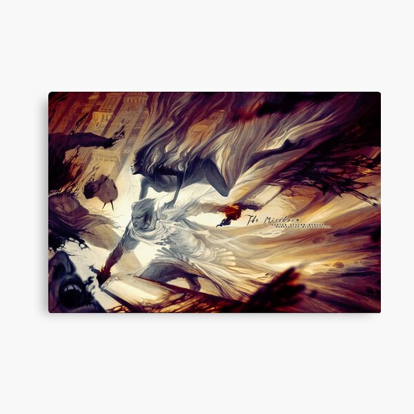Mistborn: Hero of Ages : A Dribble of Ink Canvas Print