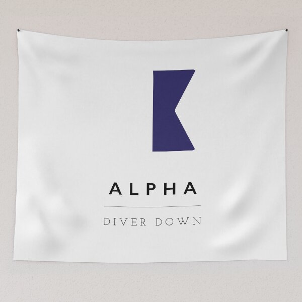 Item preview, Nautical Flag: Alpha designed and sold by Caleb Faires.