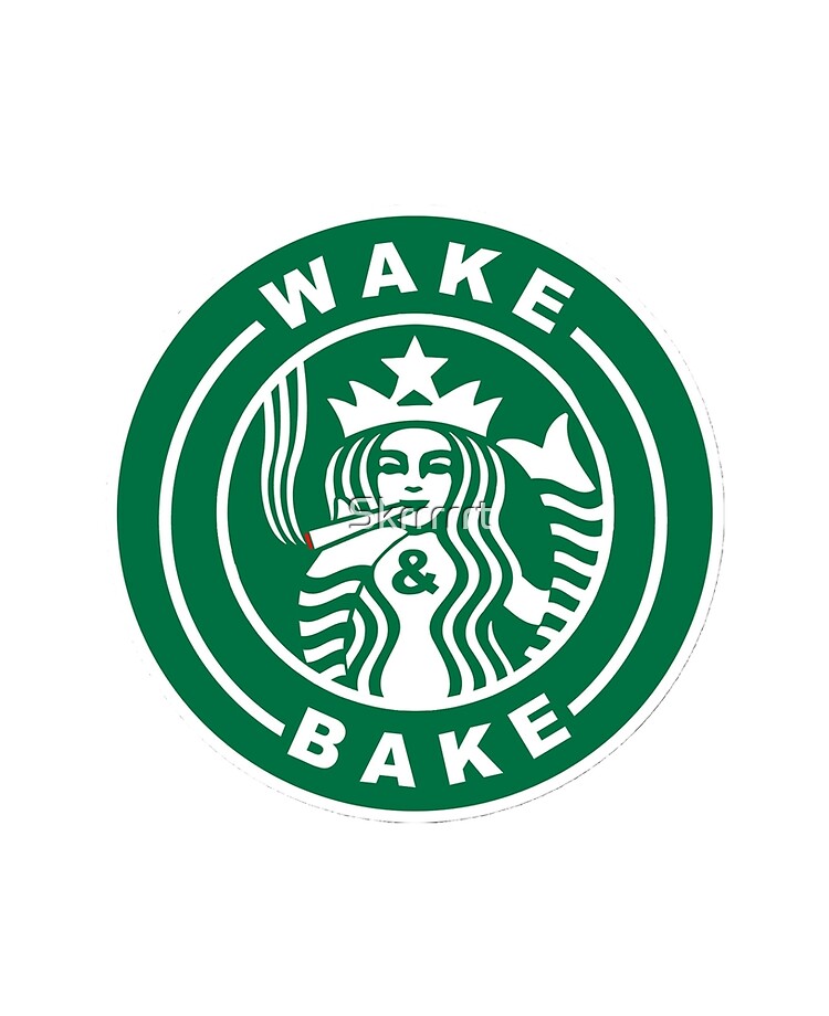 Wake Bake Starbucks Logo Ipad Case Skin By Skrrrrrt Redbubble