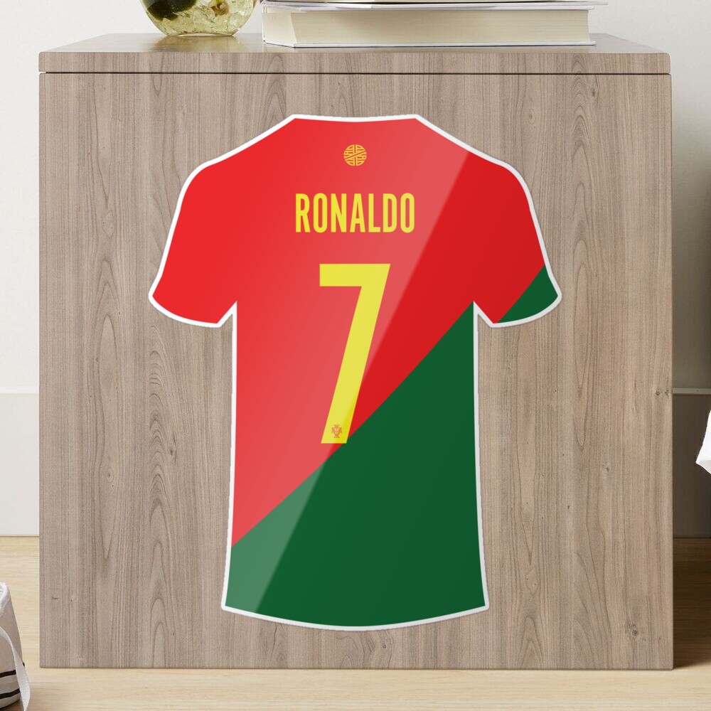 Ronaldo Jersey Sticker for Sale by juliamcc23